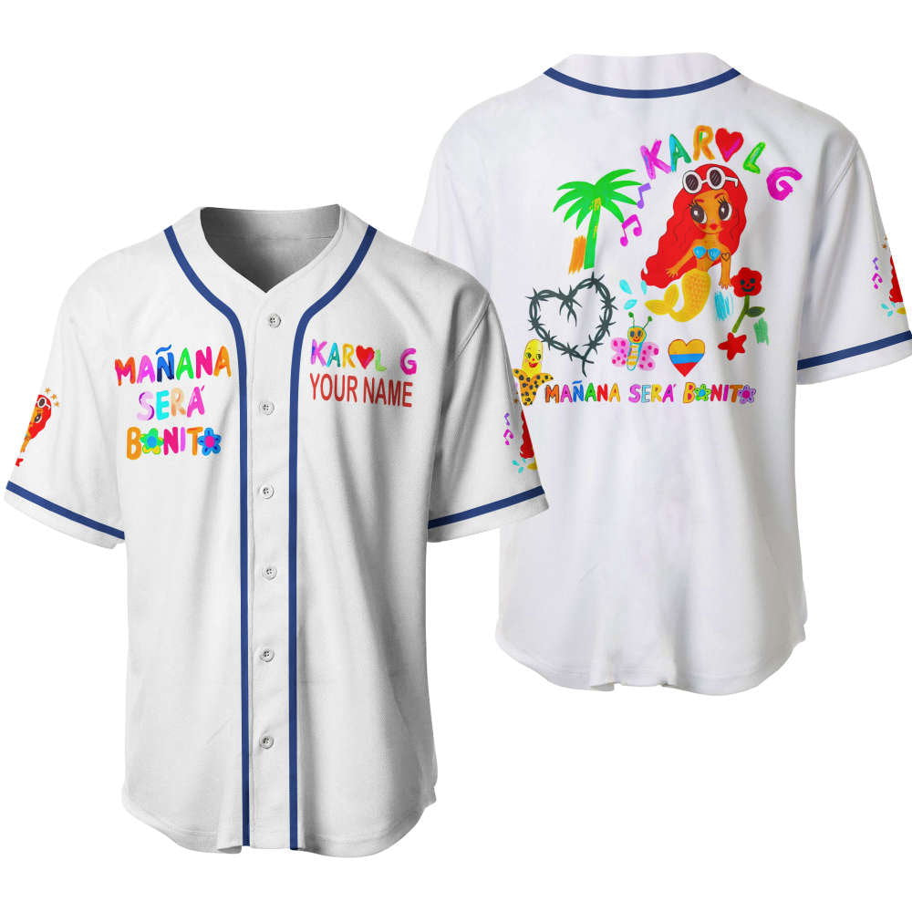 Maana Sera Bonito – Karol G Baseball Jersey Shirt: Stylish & Authentic Gear