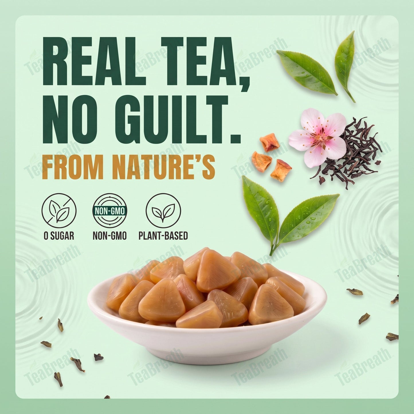 Eastern Tea Extract Lozenges - Peach Oolong Tea Flavor - image 6