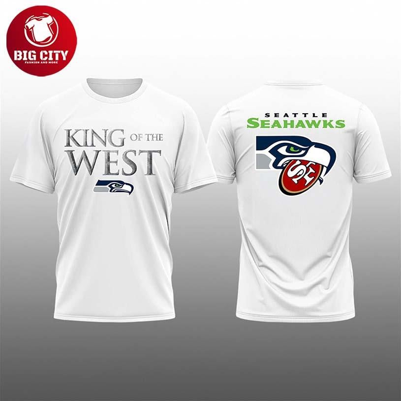 2026 Seahawks King Of The West Two Sided Shirt