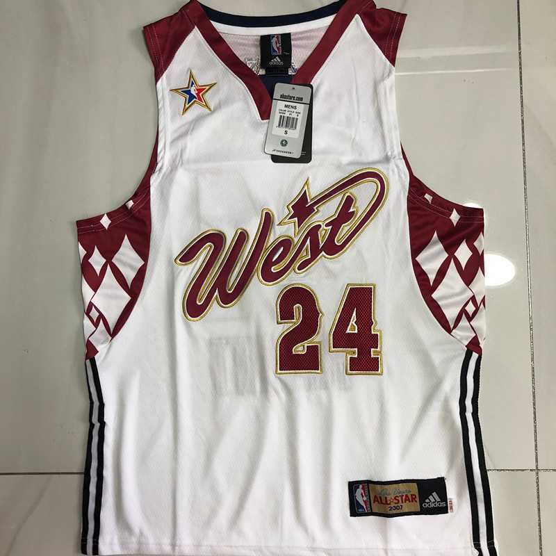 #24 kobe bryant 2007 all star game authentic jersey Style 7