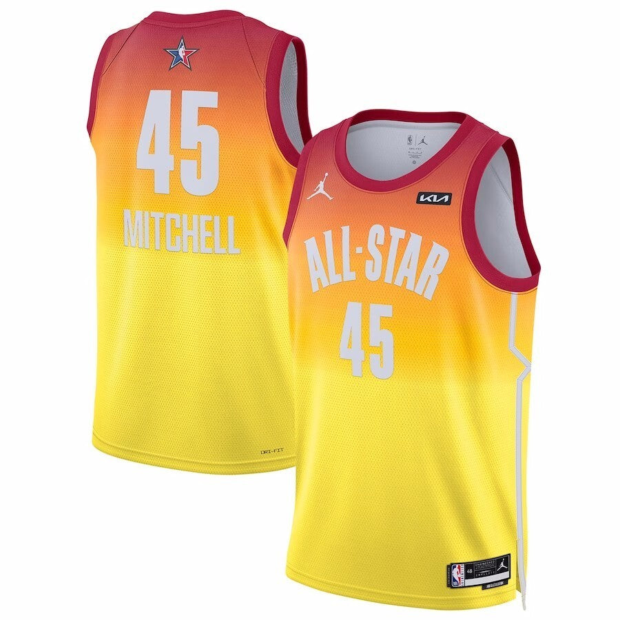 #45 Donovan Mitchell 2023 NBA All-Star Game Swingman Jersey - Orange