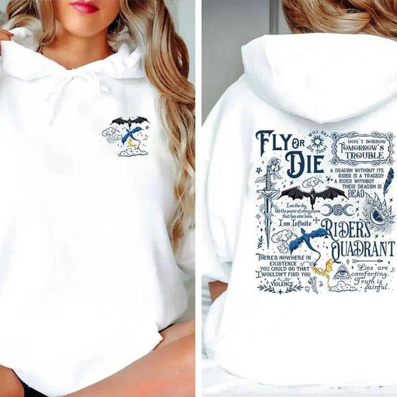 3 Dragons Of Fourth Wing Riders Quadrant Sweatshirt, Fourth Wing Sweatshirt, Dragon Riders Shirt Hoodie | WearSparks.com