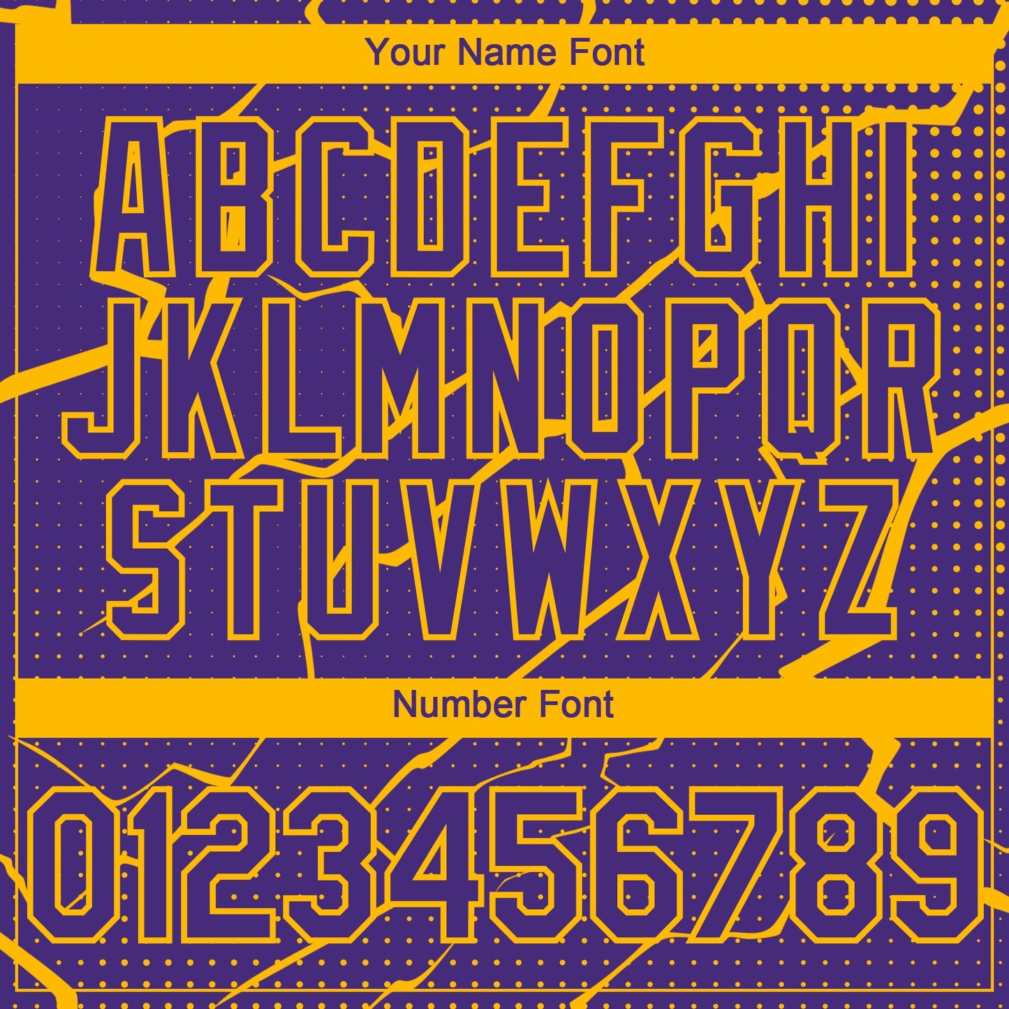 Custom Purple Gold Lightning Polka Dot Authentic Baseball Jersey