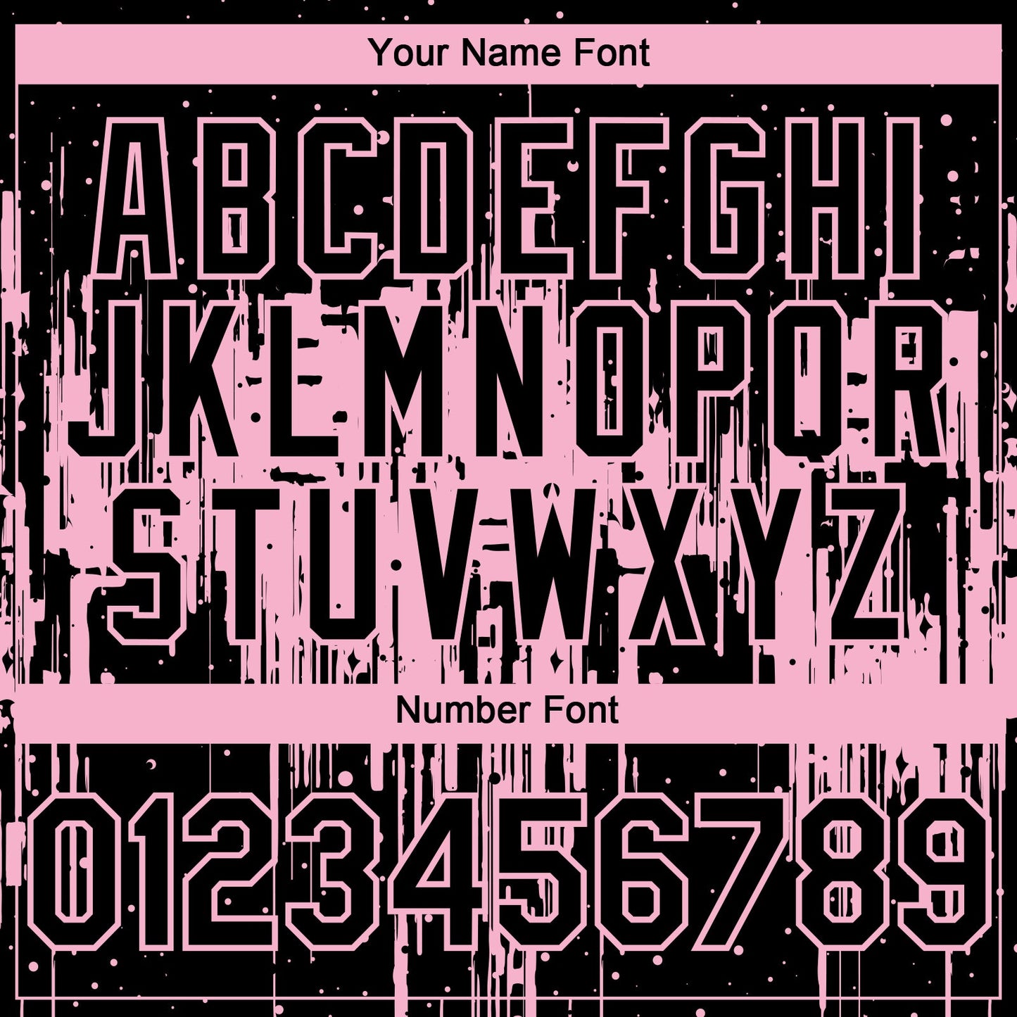 Custom Black Light Pink Dripping Splatter Paint Authentic Baseball Jersey