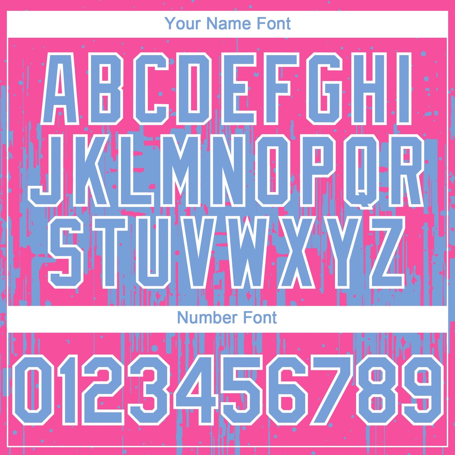 Custom Pink Light Blue-White Dripping Splatter Paint Authentic Baseball Jersey