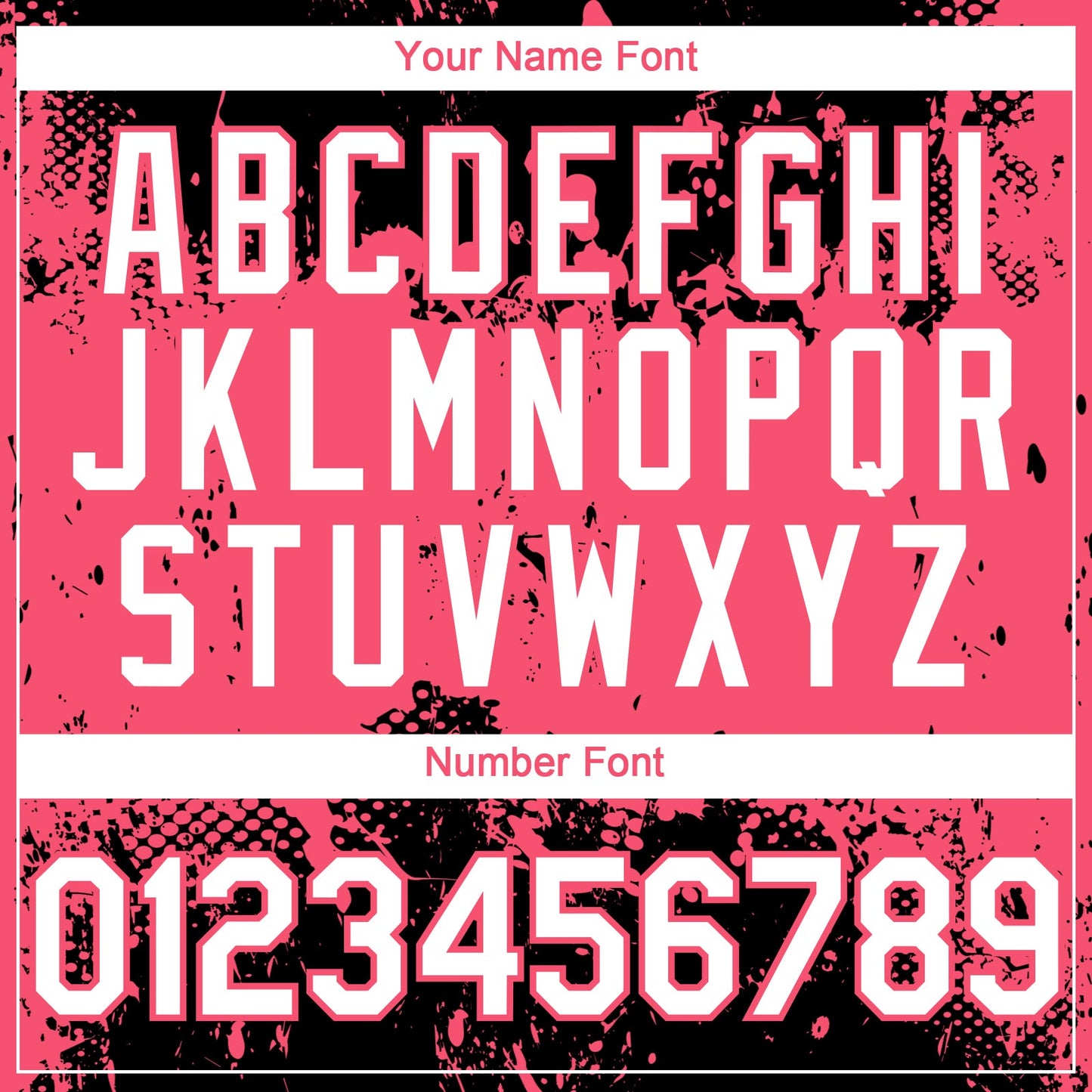 Custom Black White-Neon Pink Abstract Splatter Grunge Paint Authentic Baseball Jersey