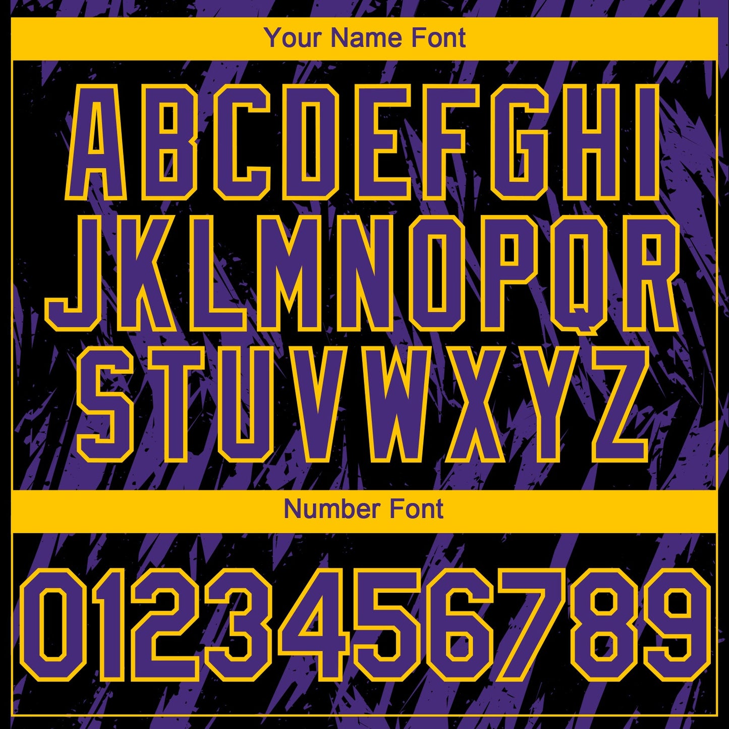 Custom Black Purple-Yellow Splatter Torn Sharp Brush Stroke Authentic Baseball Jersey