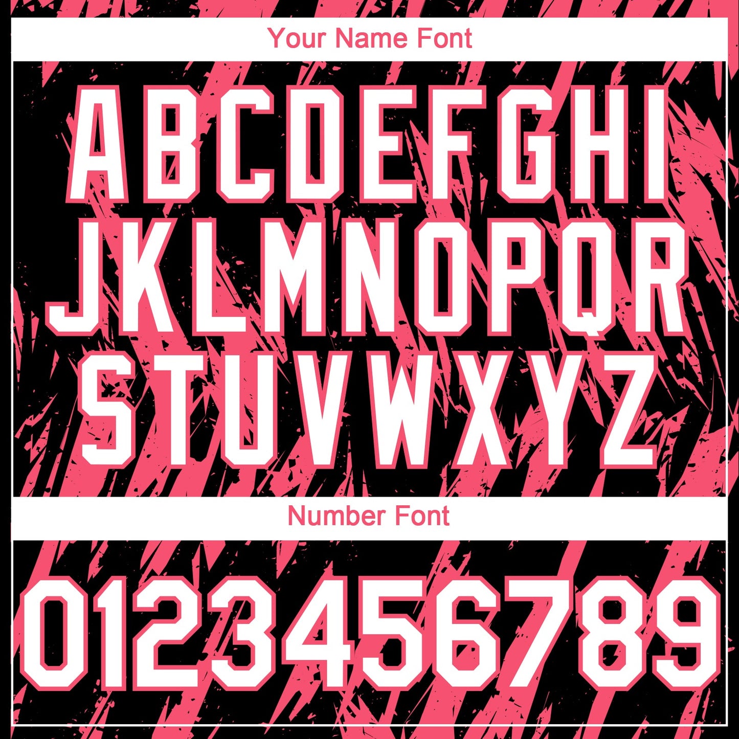 Custom Black White-Neon Pink Splatter Torn Sharp Brush Stroke Authentic Baseball Jersey