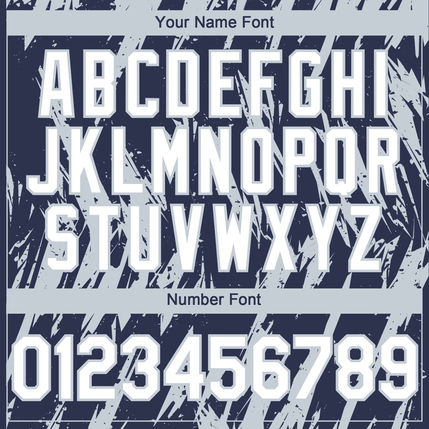 Custom Navy White-Silver Splatter Torn Sharp Brush Stroke Authentic Baseball Jersey