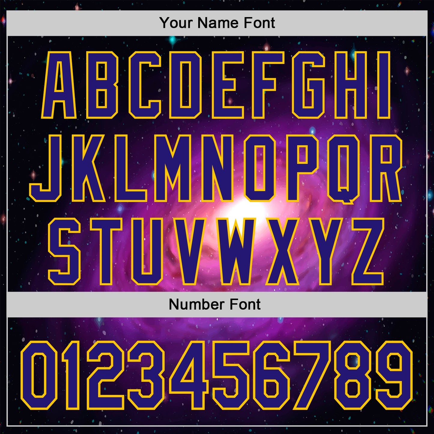Custom Black Dark Purple-Yellow Alien UFO Space Galaxy Authentic Baseball Jersey