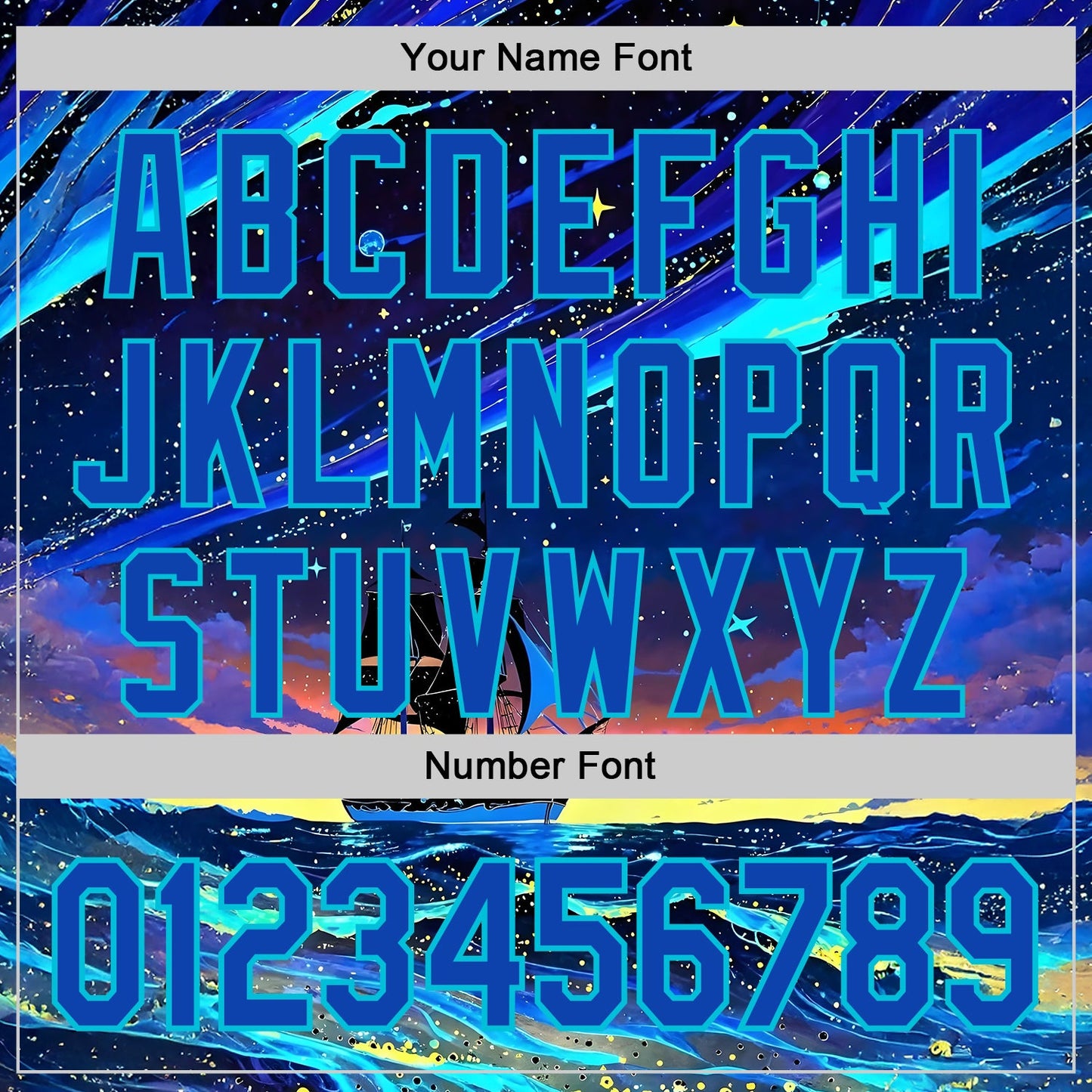 Custom Black Thunder Blue-Lakes Blue Galaxy Star Authentic Baseball Jersey