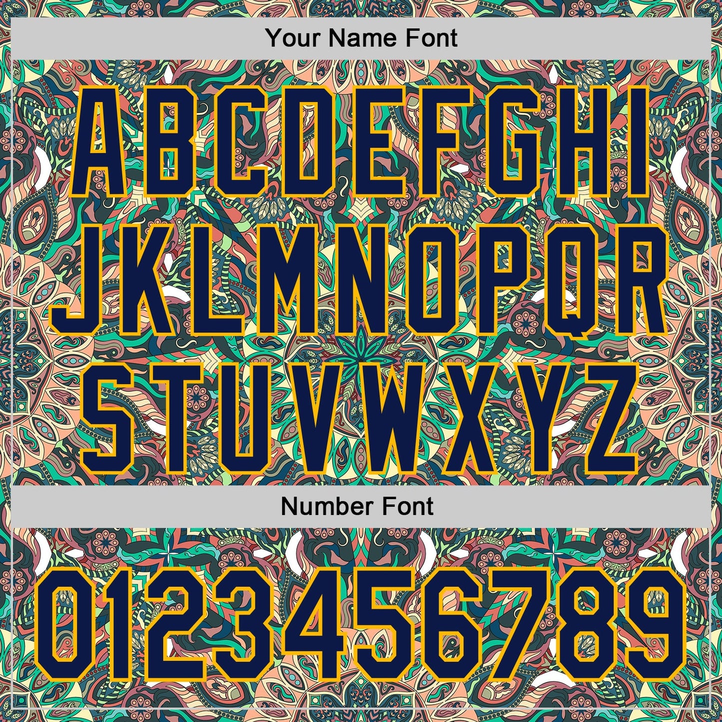 Custom Green Navy-Gold 3D Pattern Design Burner Costumes Psychedelic Authentic Baseball Jersey