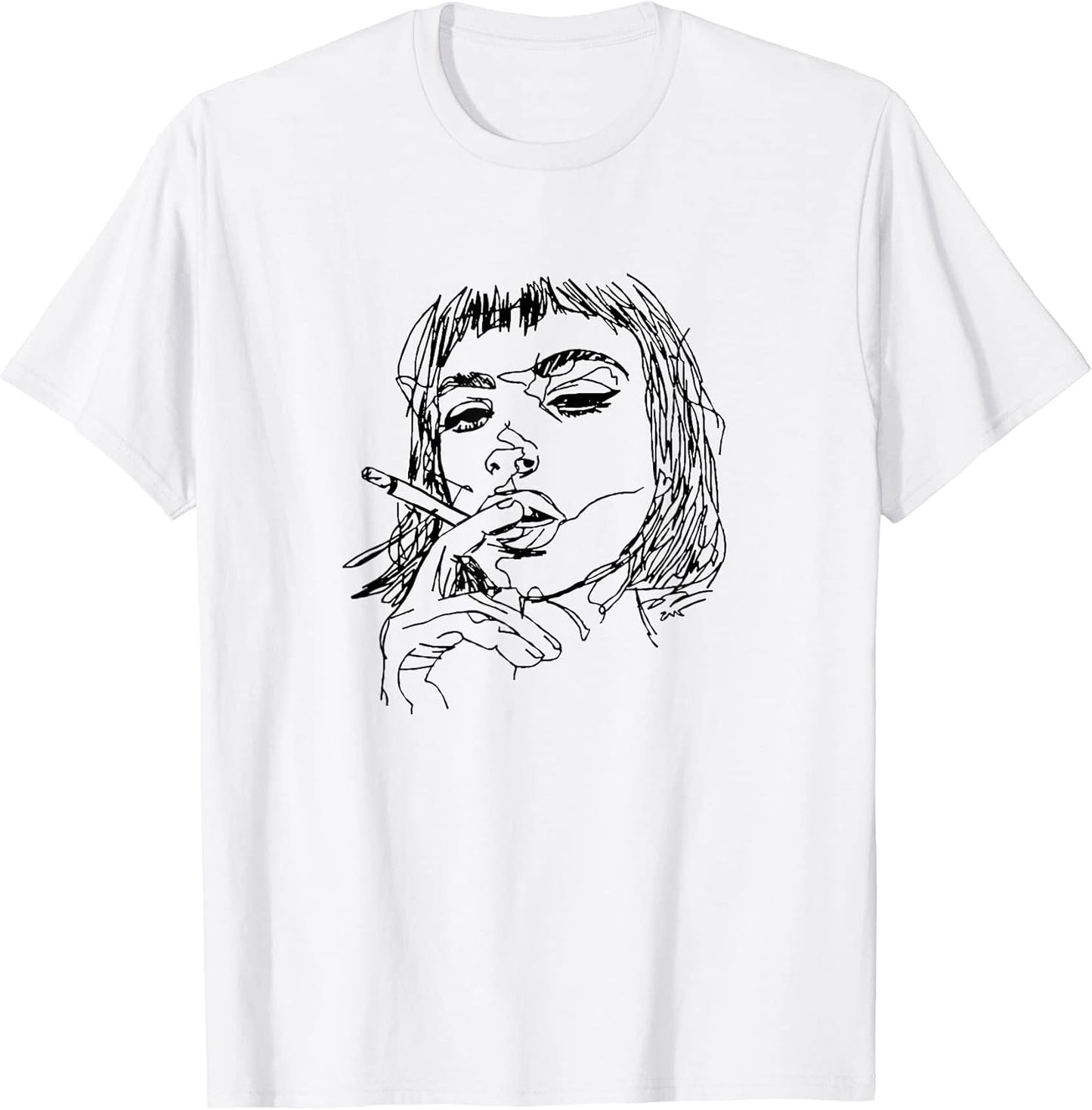 Minimalist Aesthetic Line Art Woman Abstract Artsy