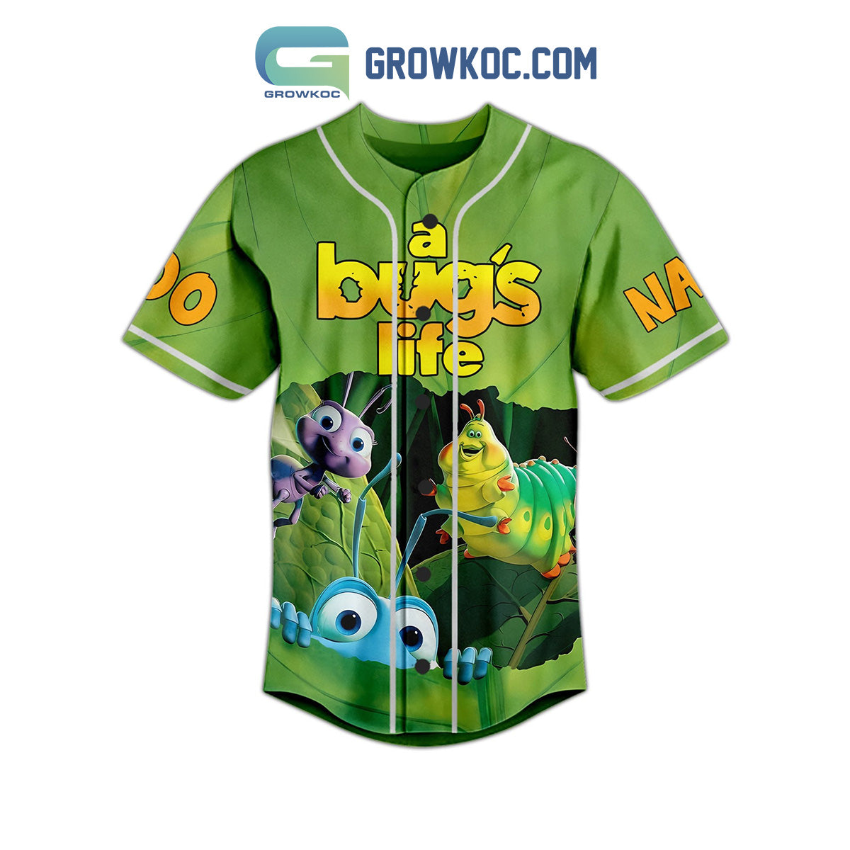 A Bug’s Life I’m A Beautiful Butterfly Personalized Baseball Jersey