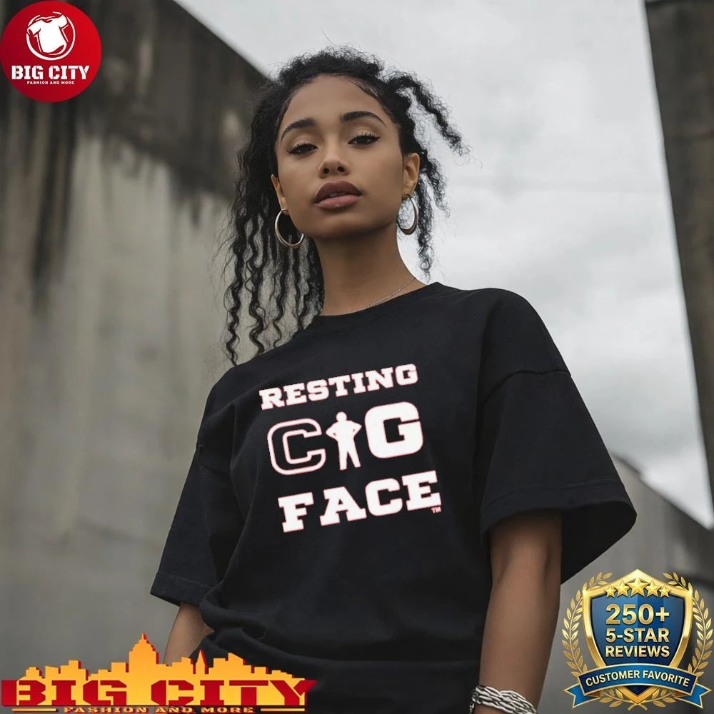 Aaron Matas Curt Cignetti Resting Cig Face shirt
