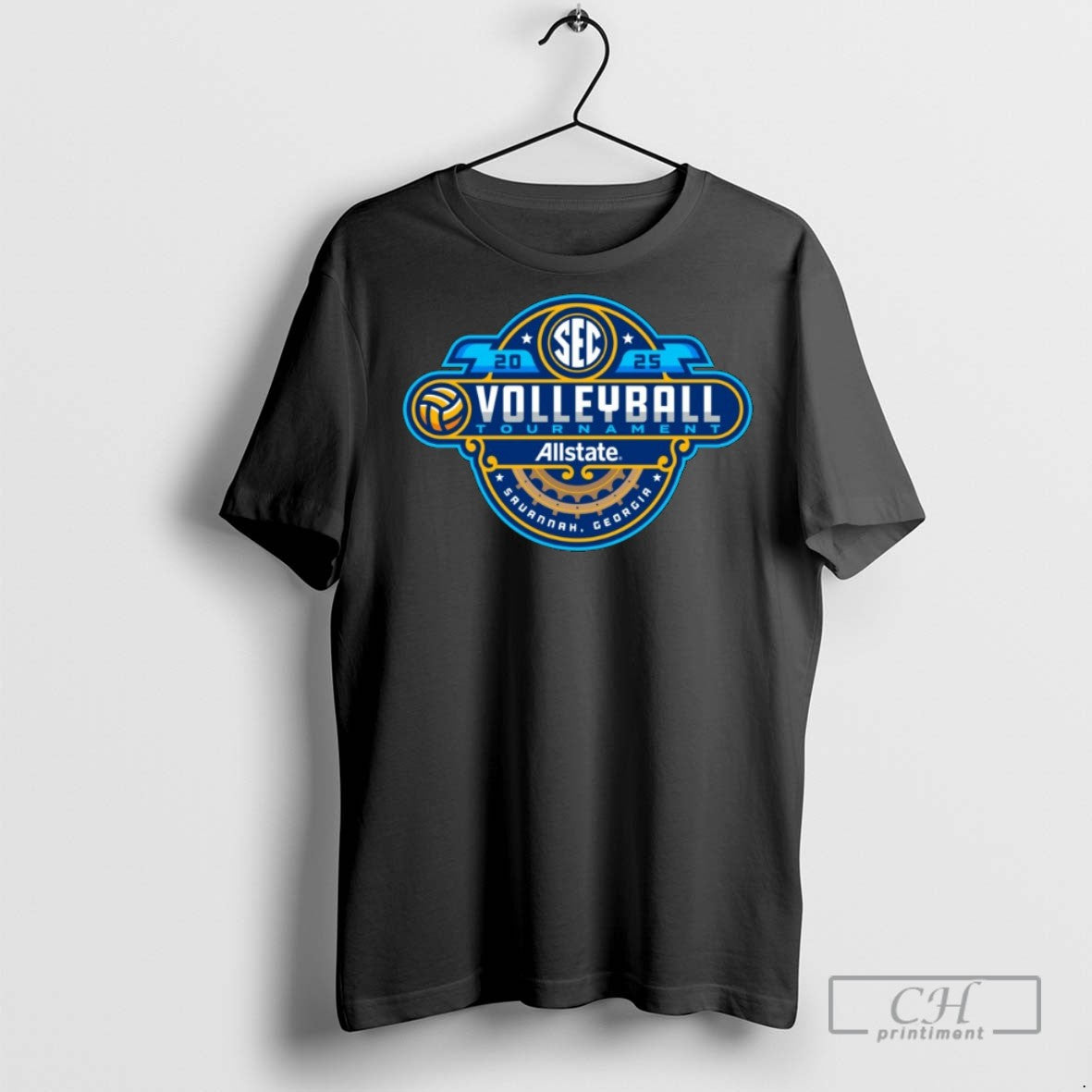 Allstate Sec Volleyball Tournament In Savannah Georgia 2025 Logo T Shirts