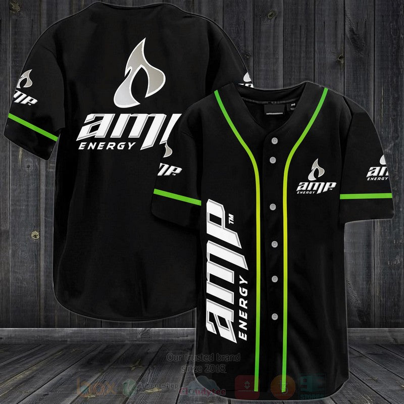 FASHION Amp Energy Baseball Jerseys Botton Shirt