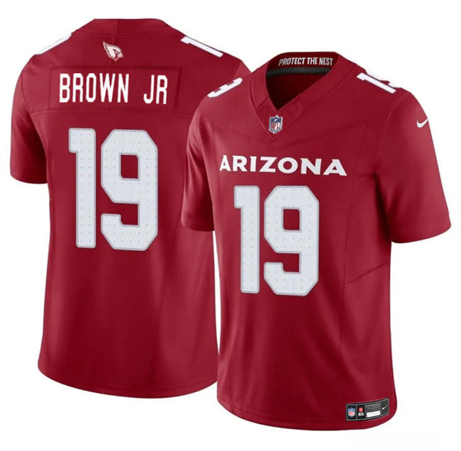 Arizona Cardinals #19 Anthony Brown JR Red 2024 F.U.S.E. Vapor Untouchable