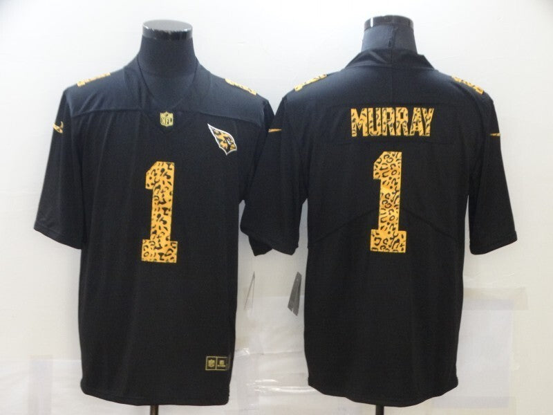 Arizona Cardinals #1 Kyler Murray Black Leopard Print 205