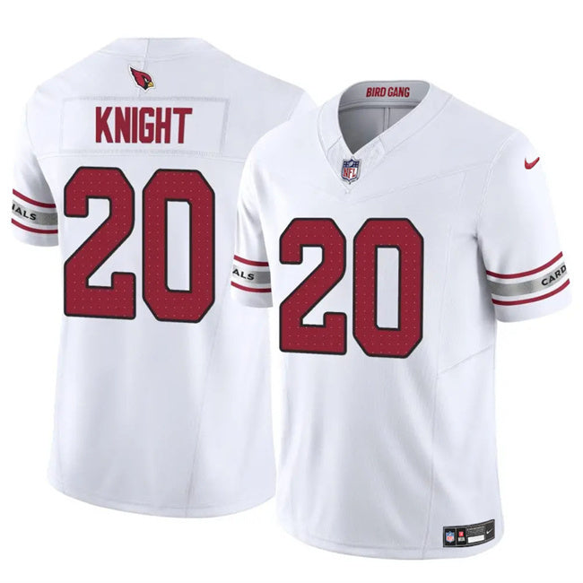 Arizona Cardinals #20 Bam Knight White 2025 F.U.S.E. Vapor Untouchable Limited