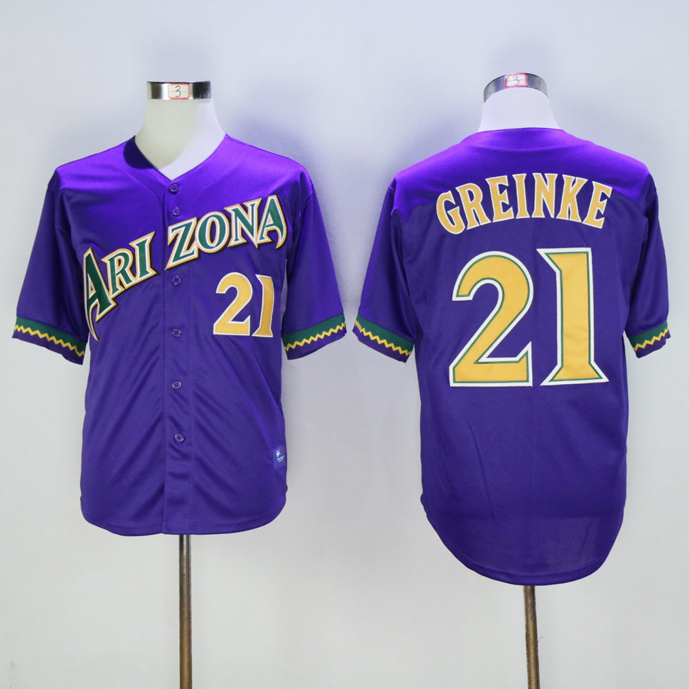Arizona Diamondbacks #21 Diamondbacks 21 Purple Retro Edition