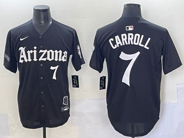 Arizona Diamondbacks #7 Corbin Carroll Diamondbacks 5 Collaboration Style 1