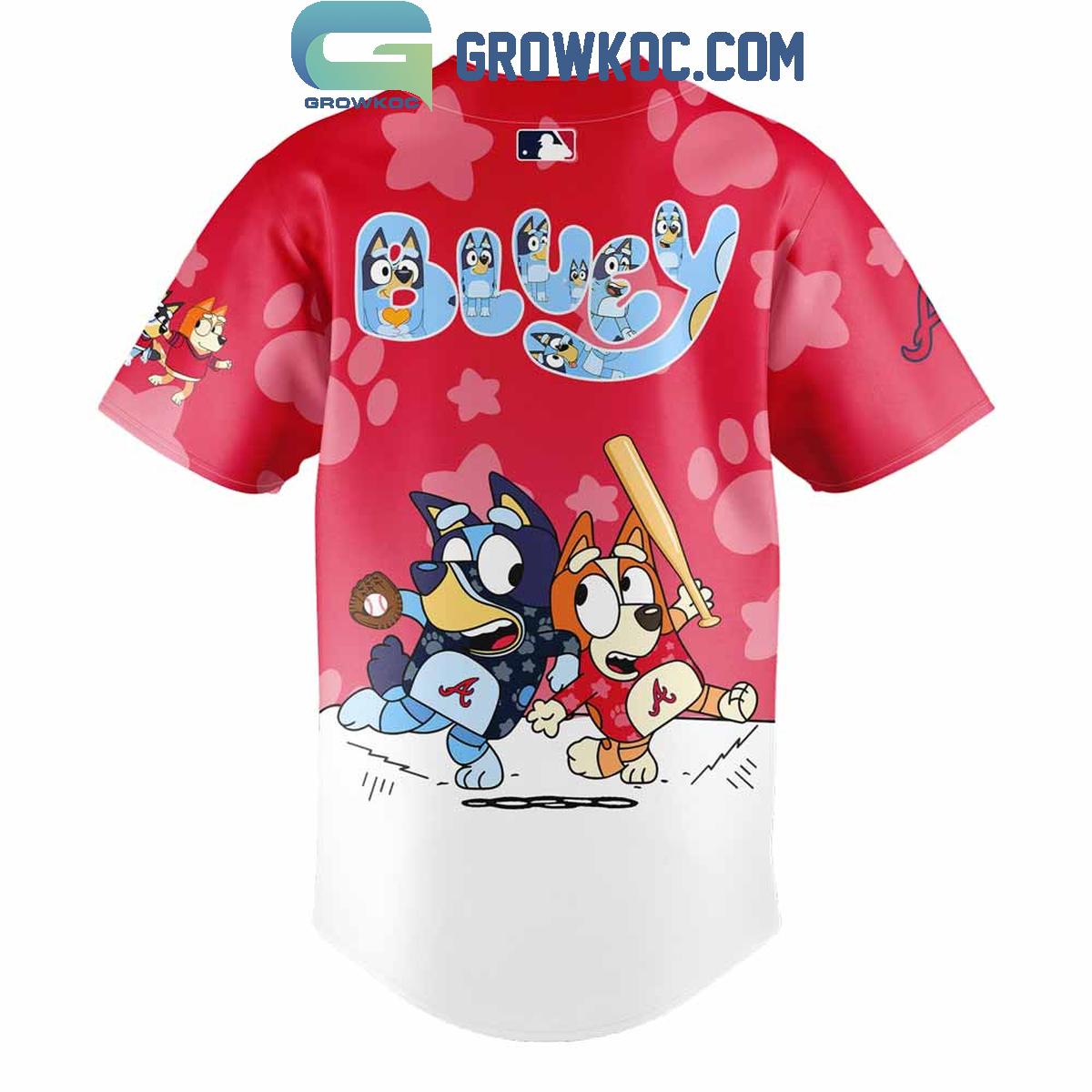 Atlanta Braves x Bluey and Bingo Baseball Jersey