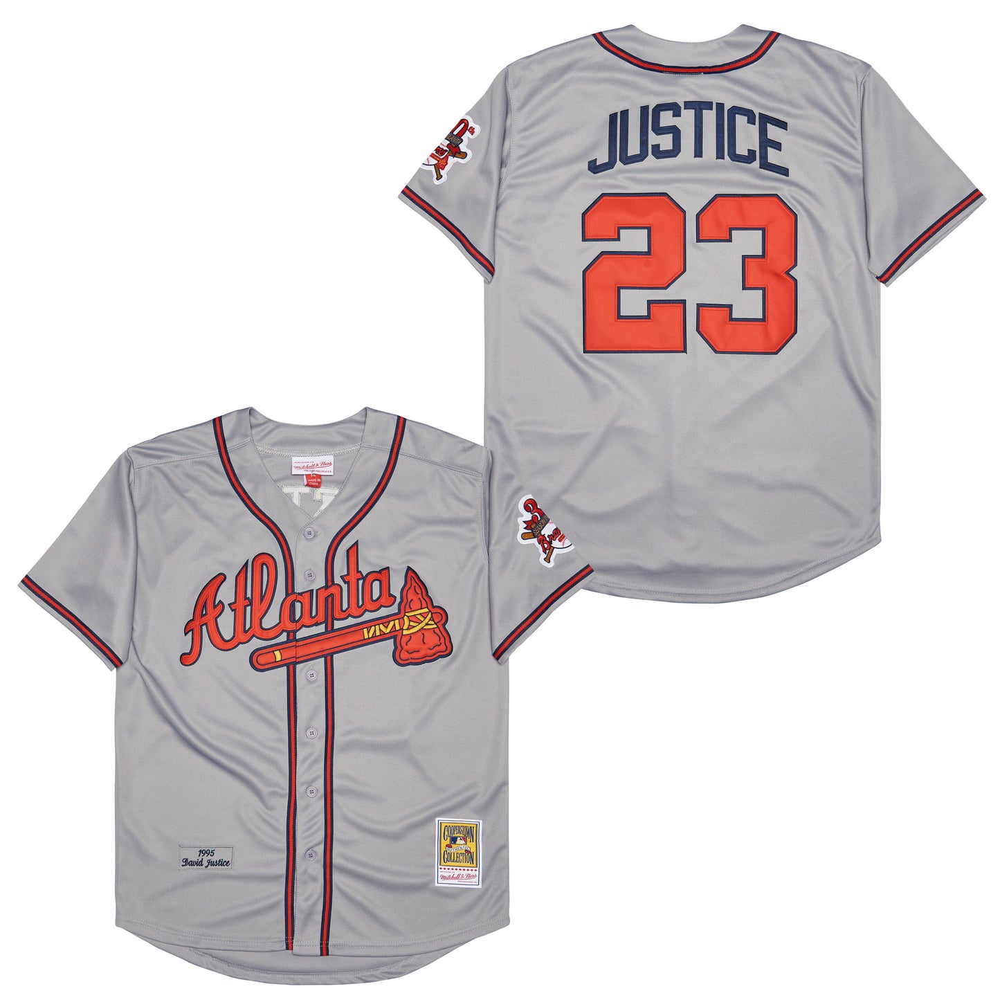 Atlanta Braves #23 David Justice Style 3