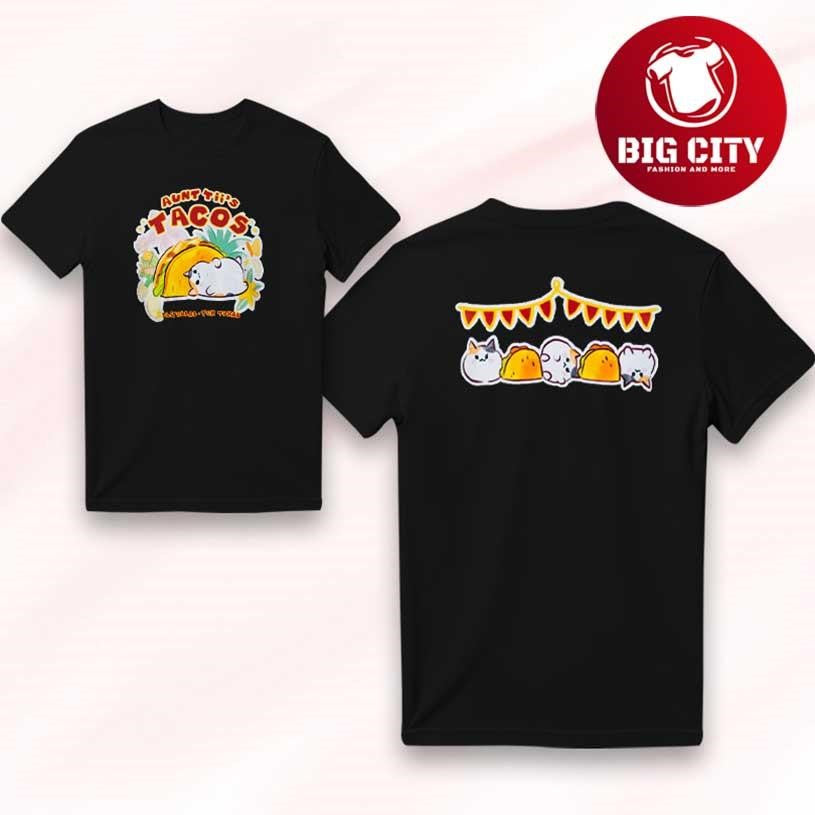 Aunt tiis Tacos Special Fan Festival 2026 Two Sided Shirt
