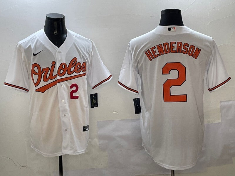 Baltimore Orioles #2 Gunnar Henderson Orioles Adult Style 5