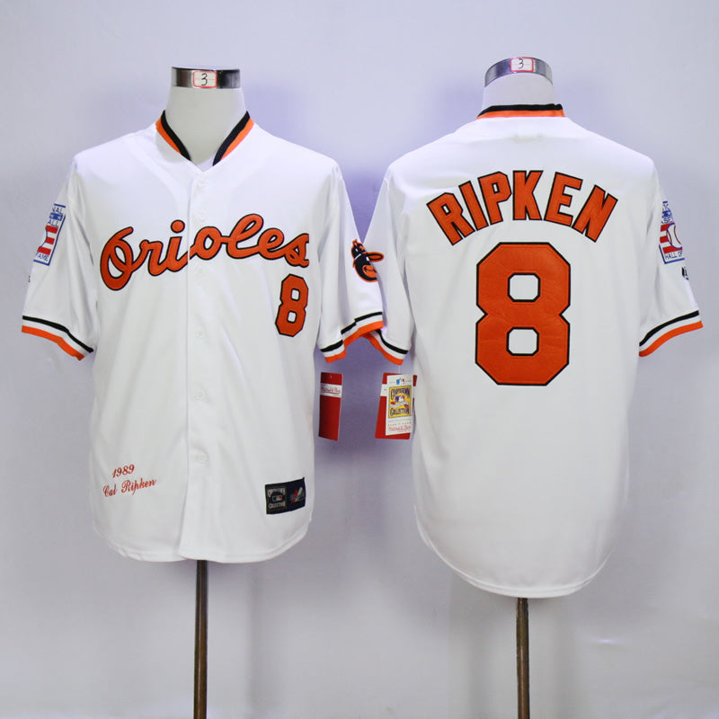 Baltimore Orioles #8 Orioles 8 White Edition 1989 Retro