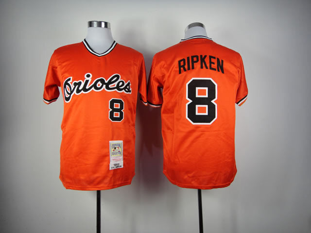 Baltimore Orioles #8 Orioles 8# Orange Retro