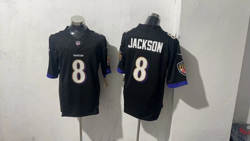 Baltimore Ravens #8 Lamar Jackson Style 1
