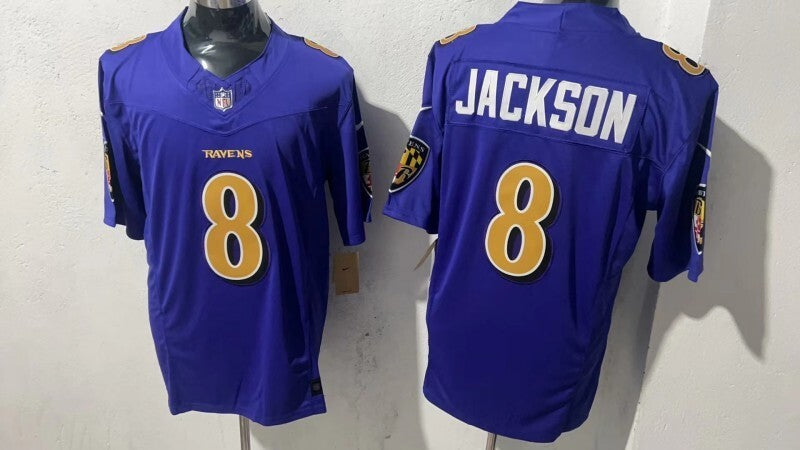 Baltimore Ravens #8 Lamar Jackson Style 5