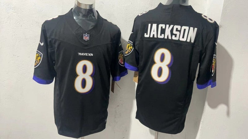 Baltimore Ravens #8 Lamar Jackson Style 6