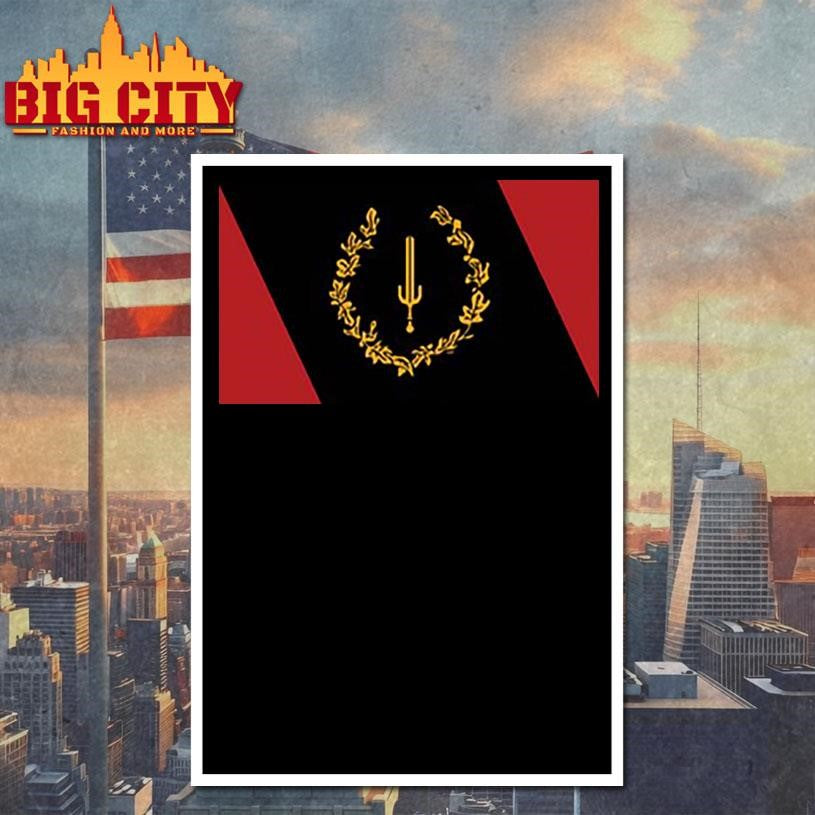Black american heritage flag shirt