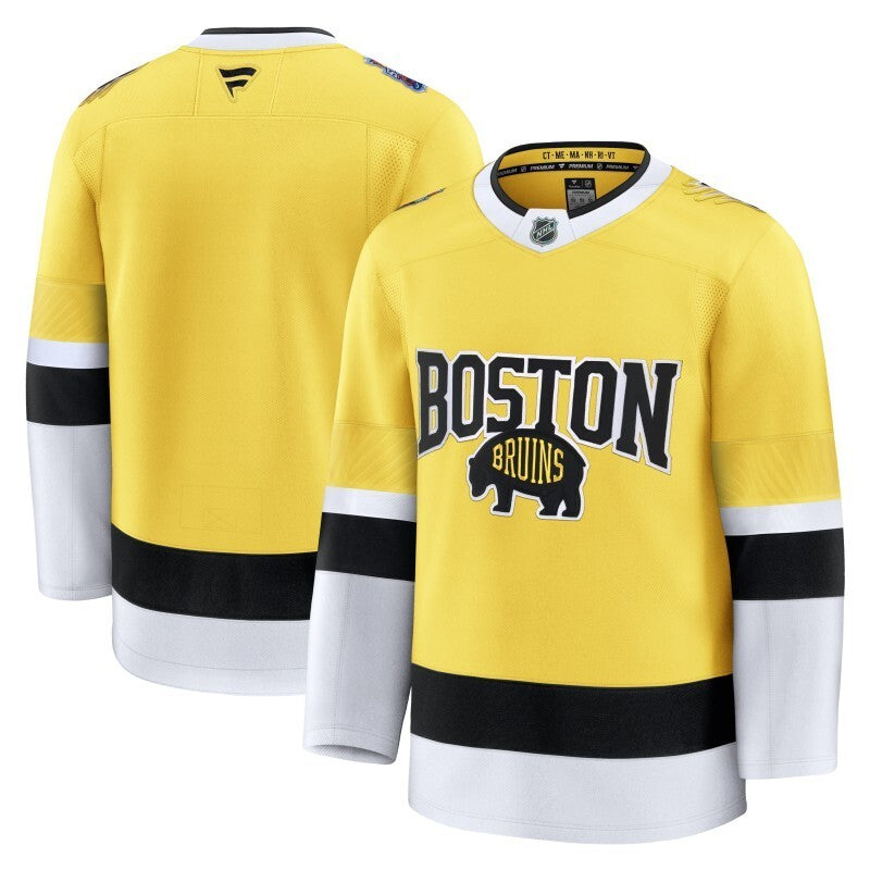 Boston Bruins Fanatics 2026 NHL Stadium Series Premium Jersey - Gold