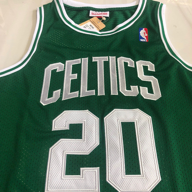 Boston Celtics #20 Ray Allen Authentic jersey green Style 5