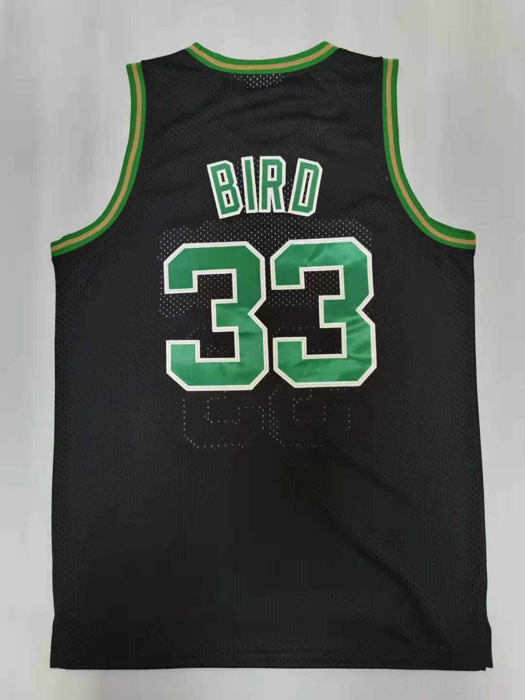 Boston Celtics #33 Larry Bird Celtics 33# Retro - Black Style 1