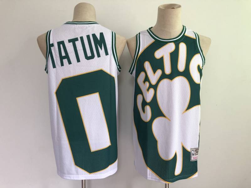Boston Celtics jayson-tatum-celtics-white-big-face-2.0-jersey