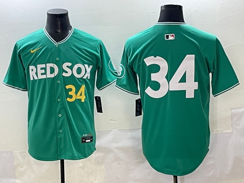 Boston Red Sox #34 David Ortiz Red Sox Collaboration Style 4