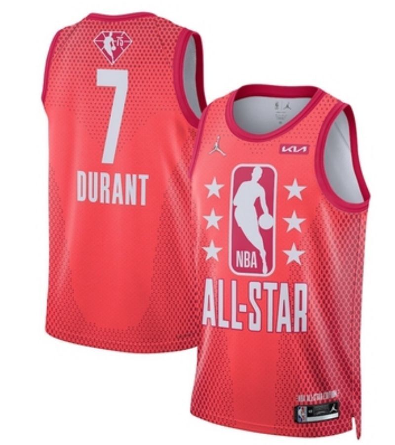 Brooklyn Nets #7 Kevin Durant 2022 Nets 7 All-Star Style 3
