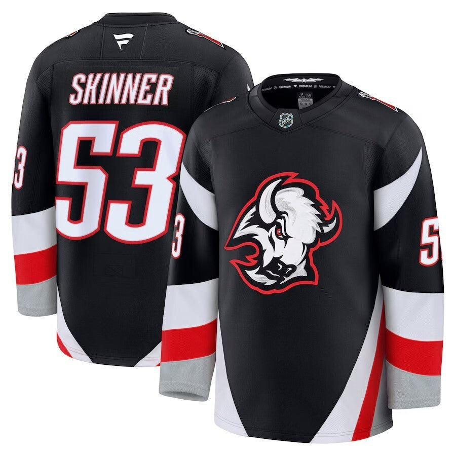 Buffalo Sabres #53 Jeff Skinner Alternate Premium Jersey - Black