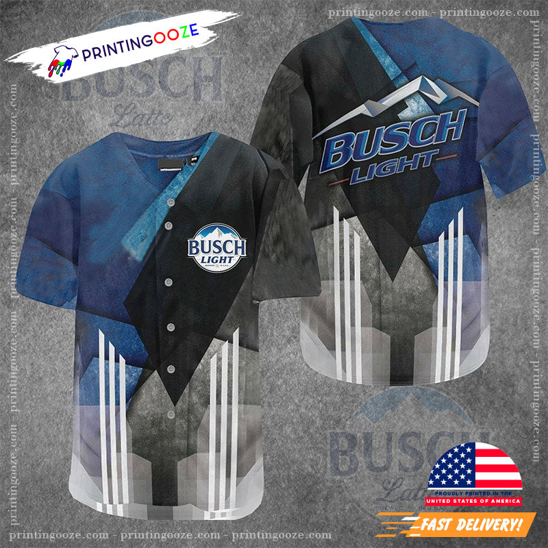 Busch Light Pattern Baseball Jersey