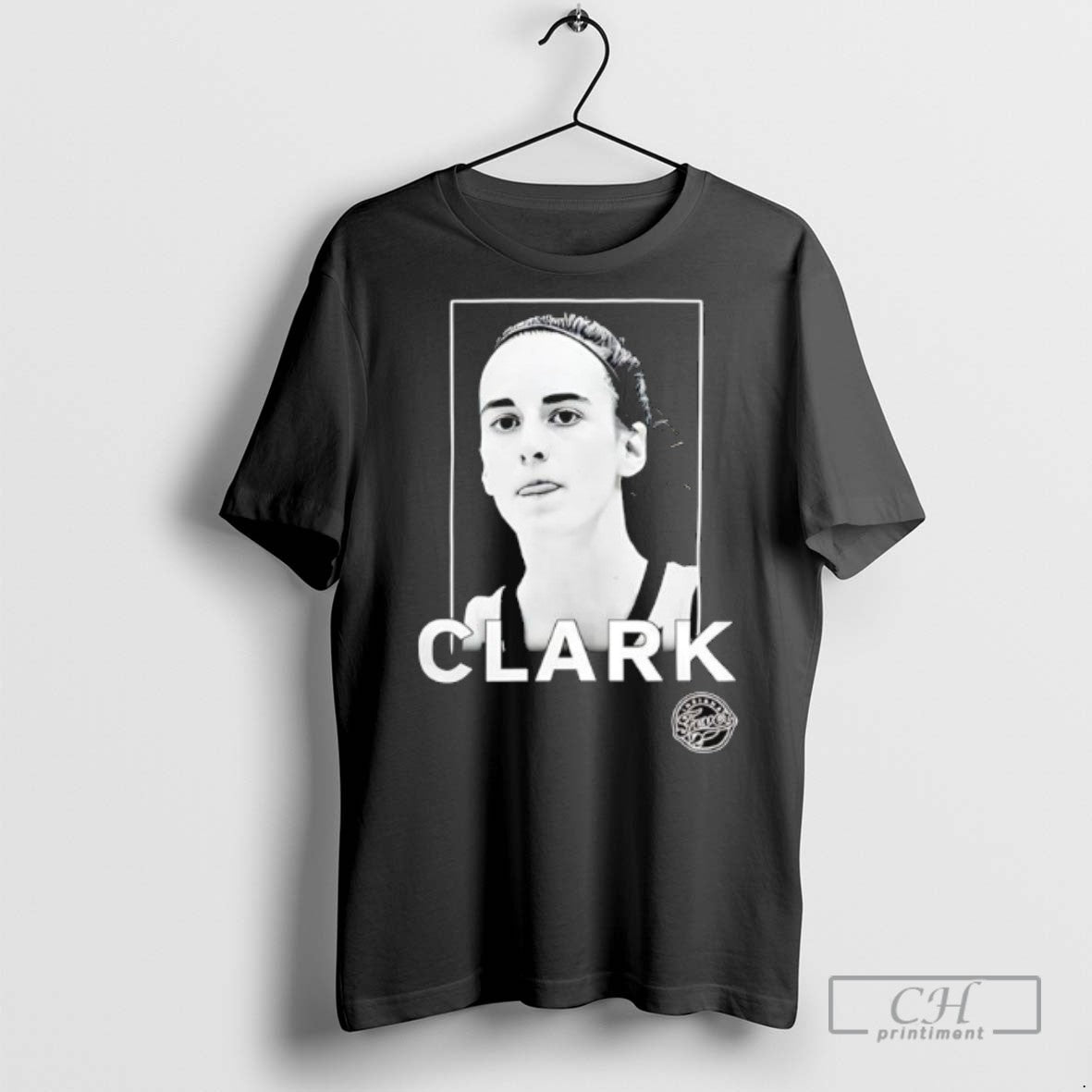 Caitlin Clark Indiana Fever Graphic Black T Shirts