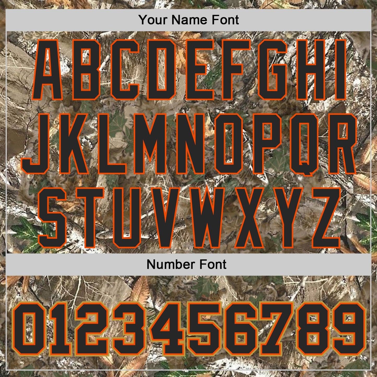 Custom Camo Black Orange-Old Gold Woodland Forest Camouflage Authentic Salute To Service Baseball Jersey
