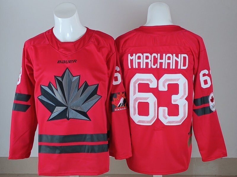 Canada hockey #63 brad marchand Canada 2026 Winter Olympics Edition Style 1