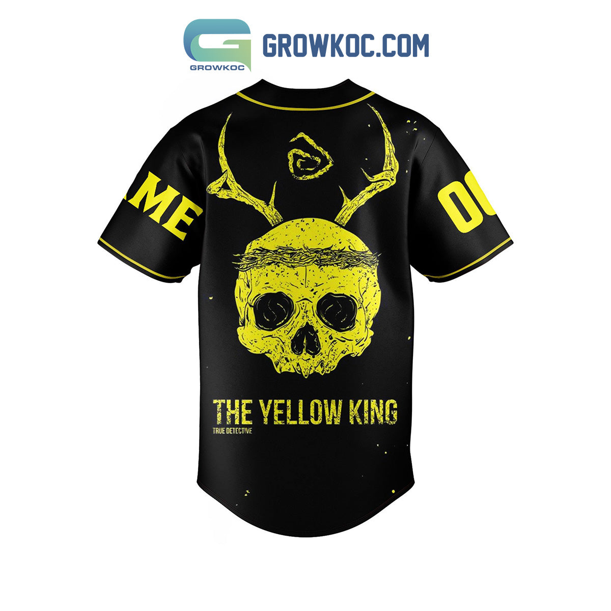 Carcosa Yellow King Personalized Baseball Jersey