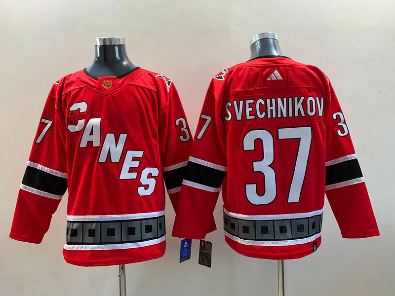 Carolina Hurricanes #37 Andrei Svechnikov Style 2