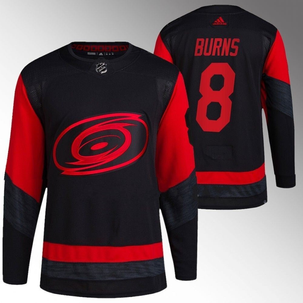 Carolina Hurricanes #8 Brent Burns Black 2023 NHL Stadium Series Jersey